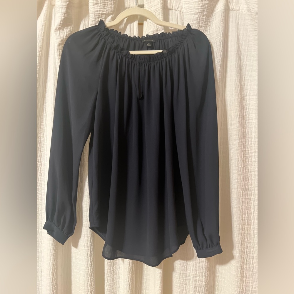 Ann Taylor Navy Top